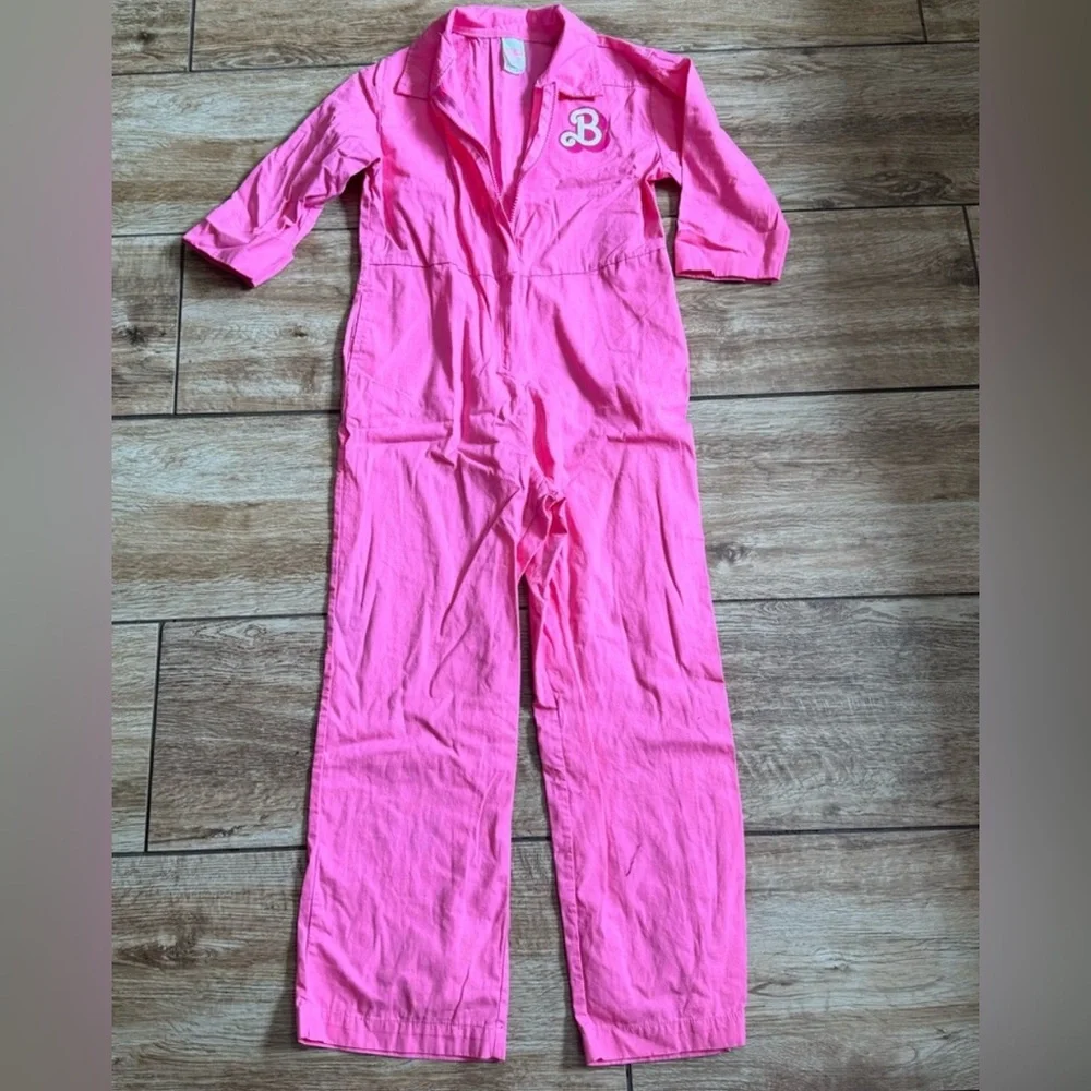 Pink Kid’s Barbie Jumpsuit
